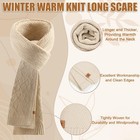 Hat Gloves Scarf Set Women - 4pcs Womens Winter Beanie Hat  Scarf  Touchscree   