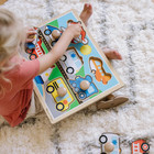 Melissa   Doug Vehicle Jumbo Knob Puzzle  Wooden Peg Puzzle For Toddlers  Educat