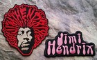  Jimi Hendrix Classic Style Cool Fro Embroidered Patches  New Rock   Roll