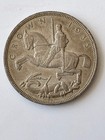 1935 United Kingdom 1 Crown Large Silver World Coin