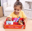 Melissa   Doug Disney Snacks   Popcorn Wooden Play Food Set - 24pc