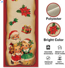 Vintage Christmas Table Runner 13 apos  apos x72 apos  apos   Santa 