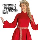 Women s Buttercup Costume Red Princess Bride Peasant Dress Halloween  S - 3xl