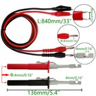 Test Clip Set Insulation Piercing Alligator Clip Probes Catiii 1000v 10a 136mm