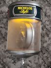 Vintage Michelob Beer Medallion Motion Rotating  Clock Bar Light Sign   