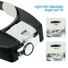 Jewelers Head Headband Magnifier Led Illumination Magnifier Head Visor With L   