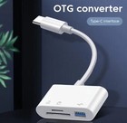 Usb C Sd Card Reader Micro Sd To Type C Otg Adapter For Iphone Macbook Samsung