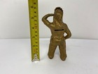 Vintage  Cast Iron Indian Savings Bank  Rare Find   6 Inch