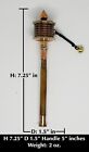 Tibetan Buddhist Handcrafted Hand Spinning Prayer Wheel Handheld   Nepal -hsm-2d