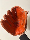 Left-handed Mizuno Global Elite Gloves  Orange