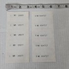 Vintage 1982 Baskin Robbins 1 Dollar Gift Certificate Sheet Lot Of 2 Usa Made