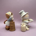 Bumpkins Fabrizio For George Girl Making Buttter Not With Pie   Poison Lot Of 2