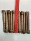 Wood Bobbins Wood Quills Vintage Factory Reclaimed Industrial 7 3 8   Lot Of 10