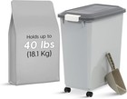 Dog Food Storage Container 2-cup Scoop  Built In Scoop Storage In Lid