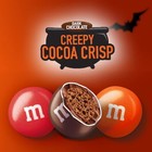 M ms Creepy Cocoa Crisp - Hallowen Candy   Dark Chocolate  8oz Bag  choose Size 