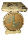 Vintage 1950s Gorgeous Baby Scale Rustic Primitive Nursery 30 Lbs  Works