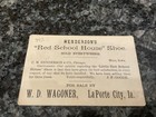 Lot Of 8 Vintage Advertisement Card C  M  Henderson   Co Red School House Shoes