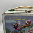 Vintage 1954 Mickey Mouse Club Metal Lunchbox Aladdin Industries Embossed Disney
