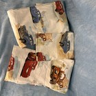 Disney Cars Toddler Crib Sheet Set With Chamois Duvet Cover Blue Pbk 4pcs