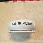 Esso Aruba 1953 Ceramic Advertising Ashtray White blue Gas   Oil