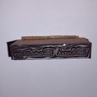Blau s Bootery Letterpress Printers Block Vintage Antique  Boot Booty 