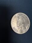 Panama 1947 90  Silver 1 Balboa  Vasco Nunez De Balboa Bu Uncirculated Coin