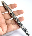 925 Sterling Silver Ballpoint Pen Freshwater Pearl Handmade Artisan Gift Pen