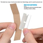 100 Pcs Razor Blades Single Edge Extra Sharp Heat Treated Safety Knife Scrapers