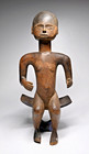 A Very Fine Old Akan Seated Ancestor Ex Stirner
