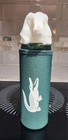 Nib - Lacoste Glass Water Bottle With Holder  Carrying Strap And Insulating Bag