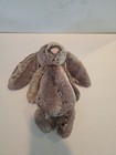 Jellycat Woodland Bashful Bunny 12    Plush Rabbit Gray Brown Stuffed Animal Toy