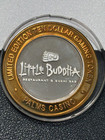  10 Palms Fine Silver Strike  999 Fine Silver Token Casino Chip Little Buddah