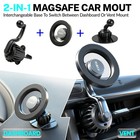 2in1 Magnetic Air Vent Dashboard Cell Phone-holder Car Mount Magsafe For Iphone
