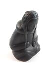 Antique Inuit Medium Argillite Hand Carved Stone First Nation Carving