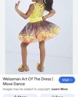 Weissman Sequin Ballet Dance Costume Dress Girls Sc Small Child Rainbow Tutu