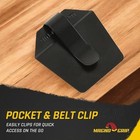 Magnogrip Quick Snap Magnetic Pencil Holder With Belt Clip Writing Instruments