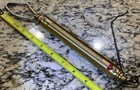Vintage Chatillon Heavy Duty Brass Hanging Spring Scale 6 Lbs Model In-6 Ny Usa