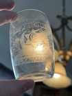 Cream City Brewing Co Pre Pro Etched Beer Glass Milwaukee Wisconsin
