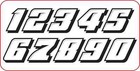 Race Car Numbers Package Dirt Late Model Modified Street Stock Imca