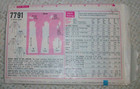 Simplicity 1960s Vintage Sewing Pattern   7791 Ruffled Neck Dress Size 12