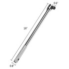 1 2 Inch Drive Head 18inch Cr-v Steel Breaker Bar For Socket Wrench