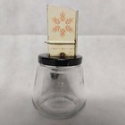 Androck Nut Chopper White Red Glass Jar