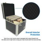 Classic Acts Vinyl Record Album Storage Case - Lp Record Player Crates