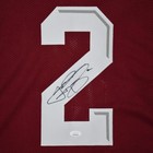 Johnny Manziel Autographed College Football Jersey Maroon  jsa 
