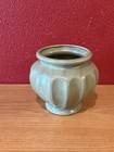 Vintage Haeger Planter Sage Green Round Pottery