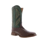 Tony Lama Hayden Full Quill Ostrich Made In Usa Mens Brown Wide Western Boots