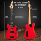 Lyxpro Beginner 30    Electric Guitar   Electric Guitar Accessories  Red  open Box
