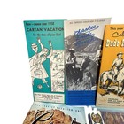 Late 1950   s Colorado Arizona Dude Ranch Travel Souvenir Railroad Map Lot