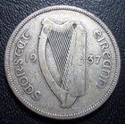 1 X 1937  - 2 Shilling - Florin - Very Low Mintage - 150 000