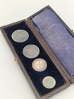 1901 Queen Victoria Maundy Money Set 1d 2d 3d 4d Sterling Silver Complete 4 Coin